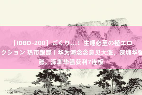 【IDBD-200】ごくり…！生唾必至の極エロボディセレクション 热市跟踪丨华为海念念意见大涨，深圳华强获利7连板