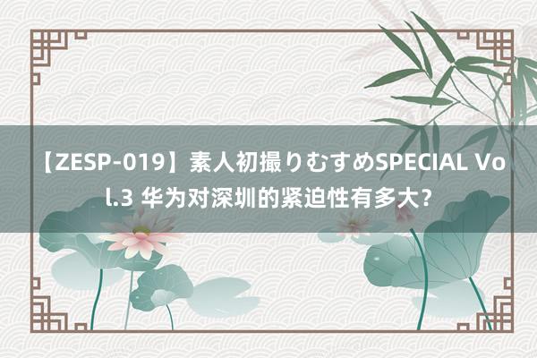 【ZESP-019】素人初撮りむすめSPECIAL Vol.3 华为对深圳的紧迫性有多大？